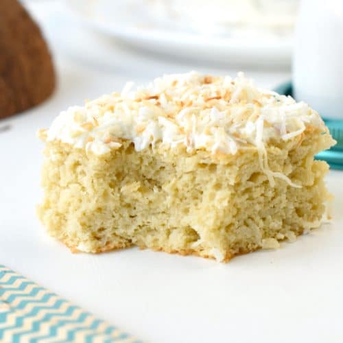 Gluten-Free Coconut Cake with Coconut Flour