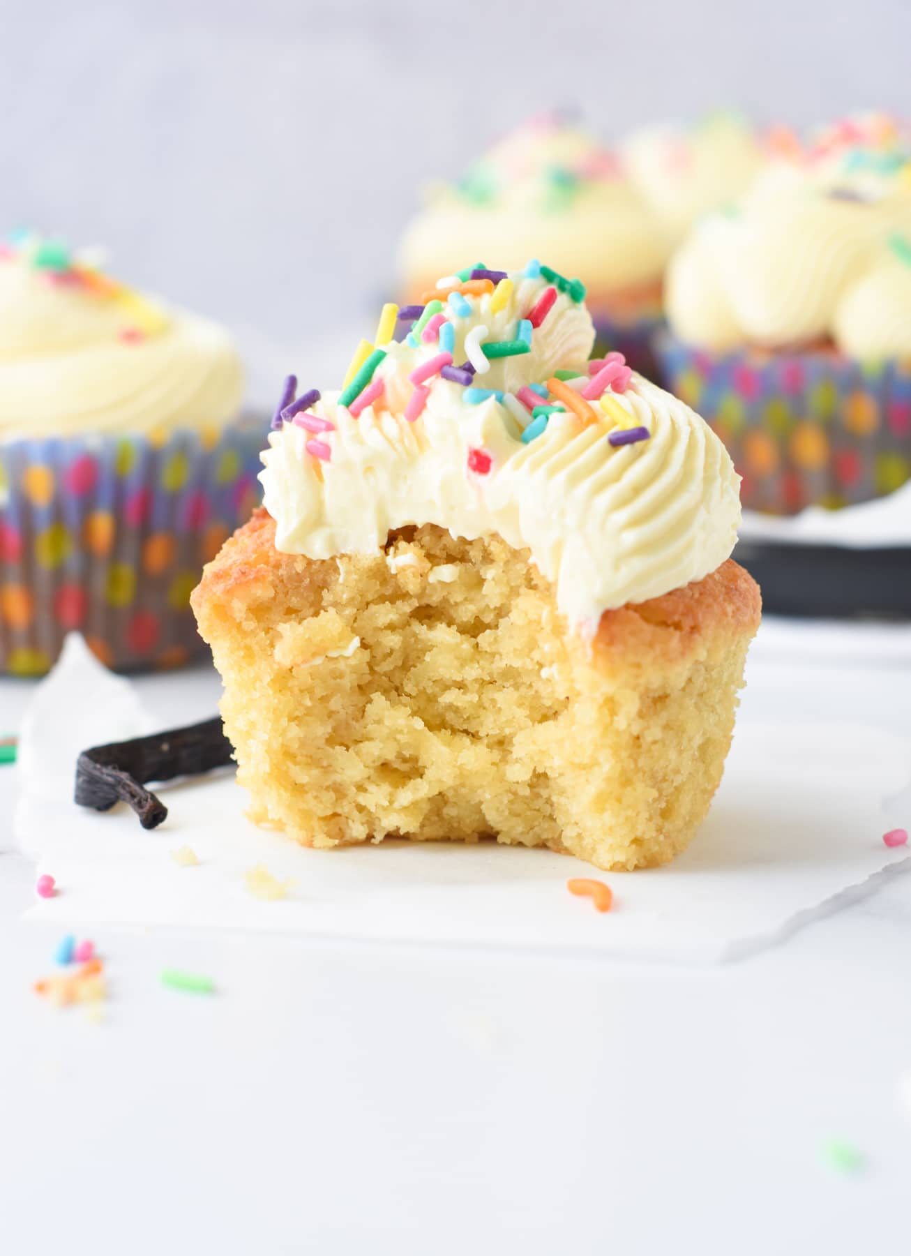 Gluten Free Vanilla Cupcakes