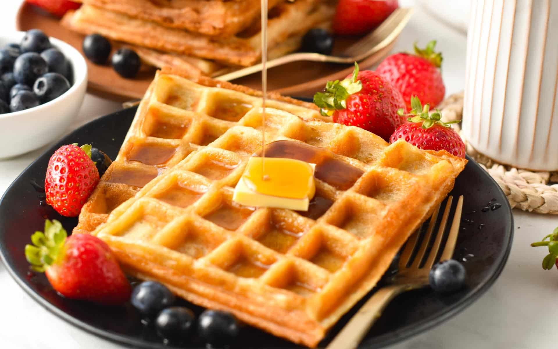 Crispy Belgian Waffles. - Half Baked Harvest