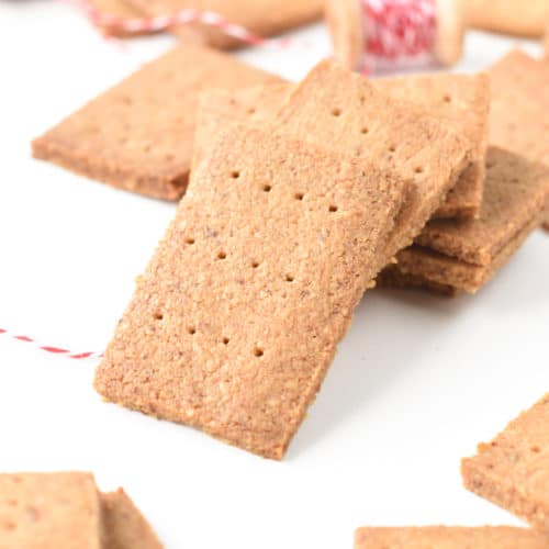 Keto Graham Crackers Recipe with Almond Flour