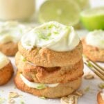 These Greek Yogurt Cookies are the most healthy cookies naturally packed with protein from Greek Yogurt. They are soft, chewy, and fat-free, no butter or oil is needed.