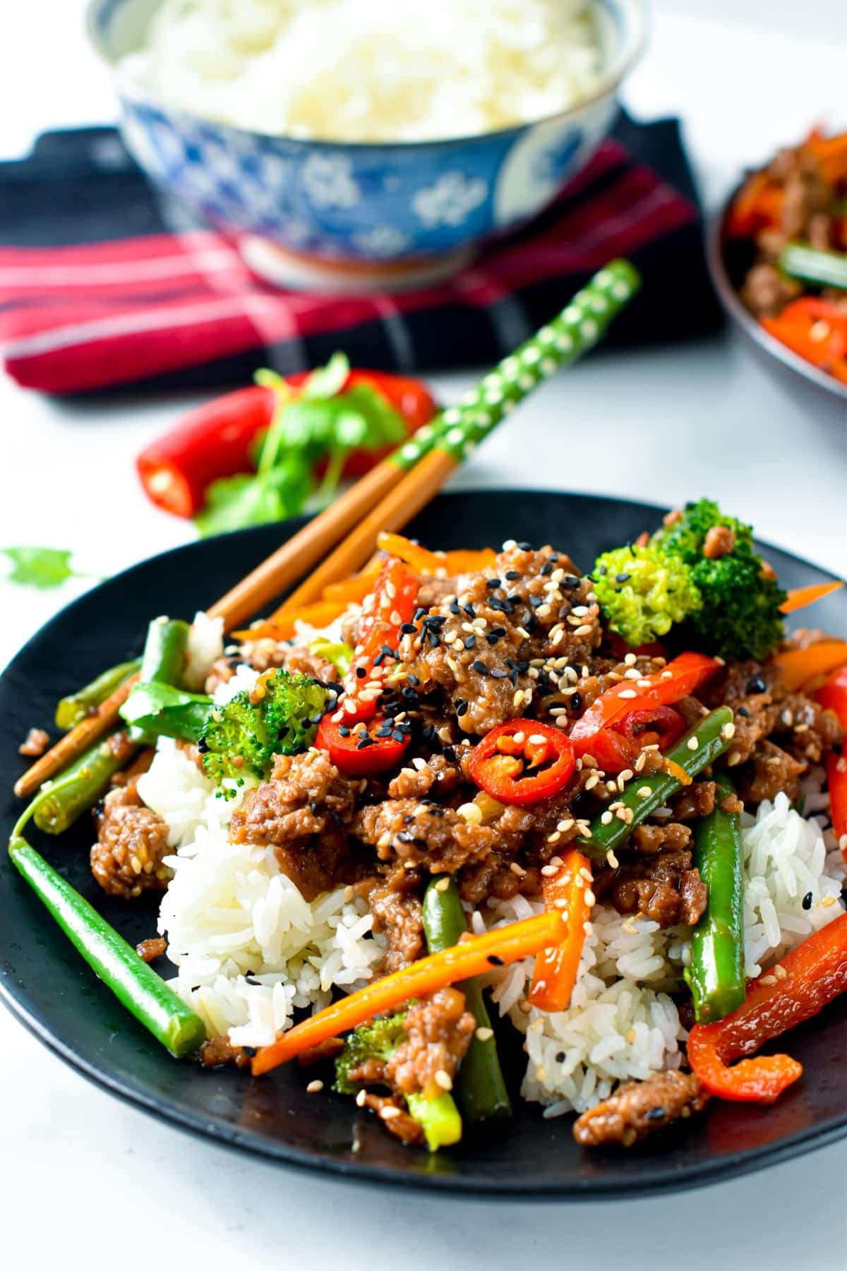 Ground Beef Stir Fry