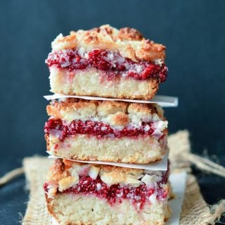 Healthy Raspberry Crumble Bars