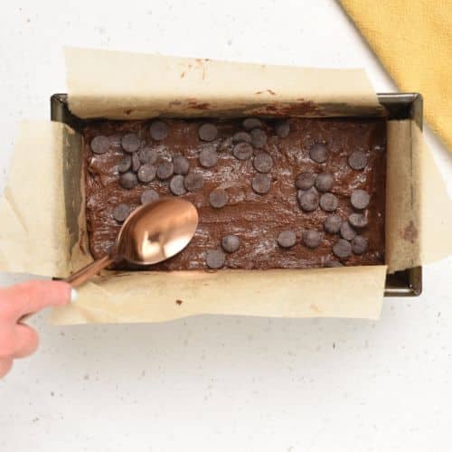 Cottage Cheese Brownies ready to bake
