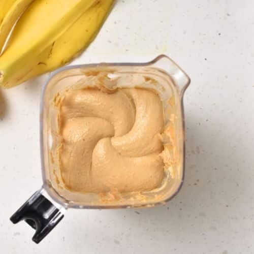 Blended Flourless Banana Bread batter.