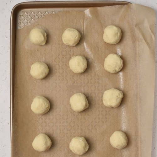 Protein Bagel Bites ready to be decorated.