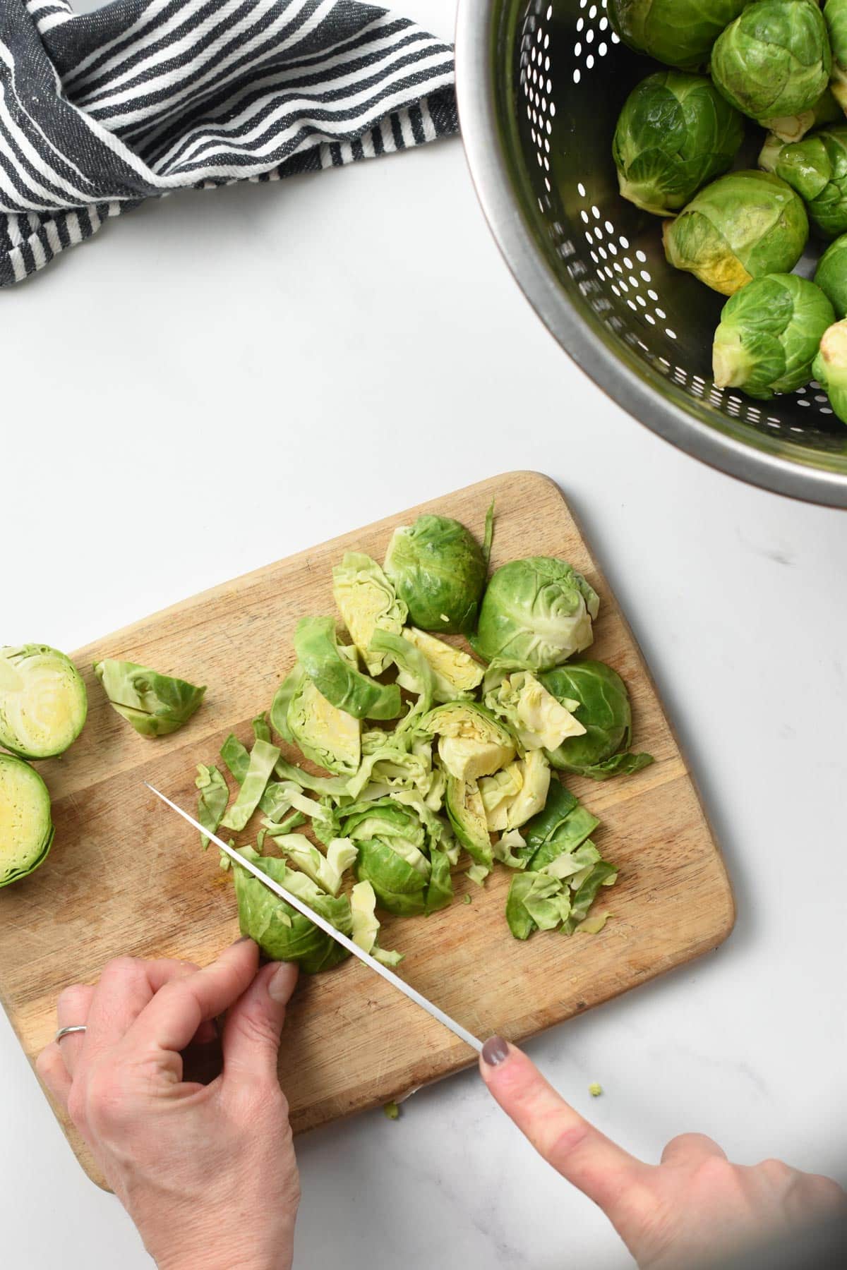 How to Shred Brussel Sprouts