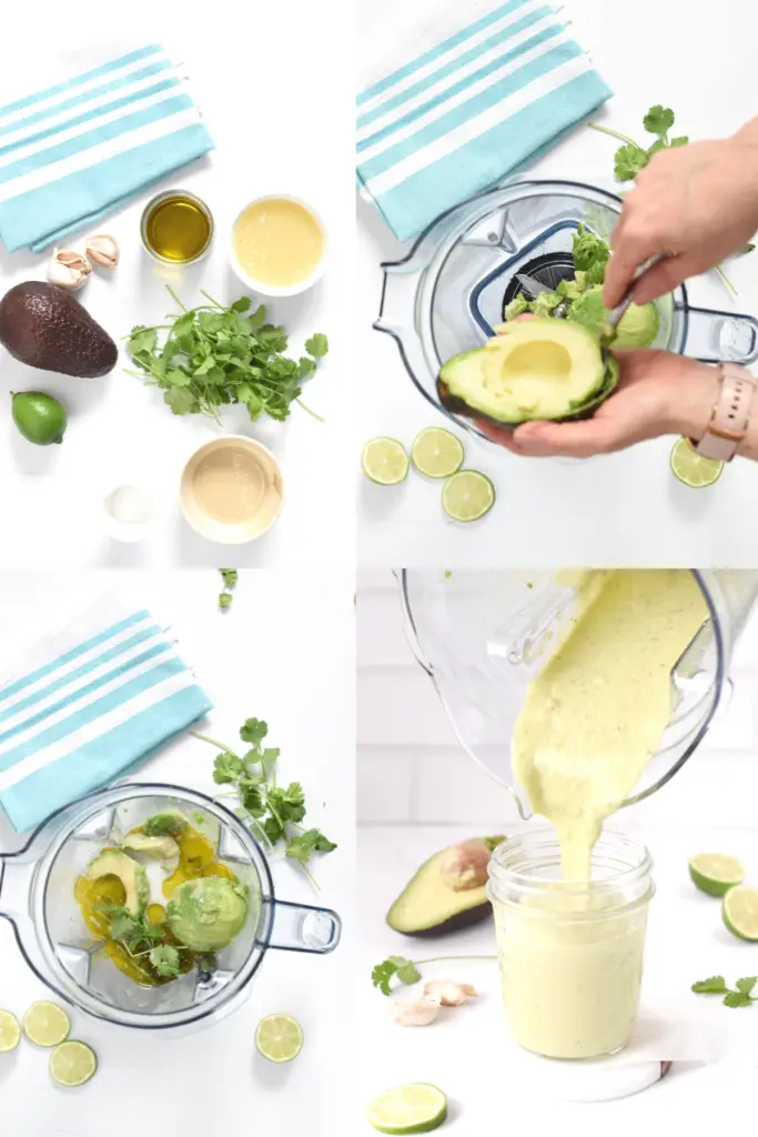 How to make Avocado salad dressing