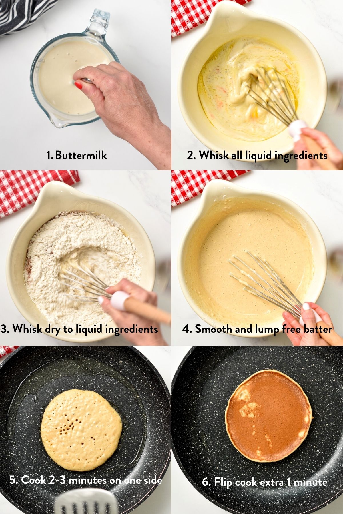 How to make Homemade Pancakes from Scratch