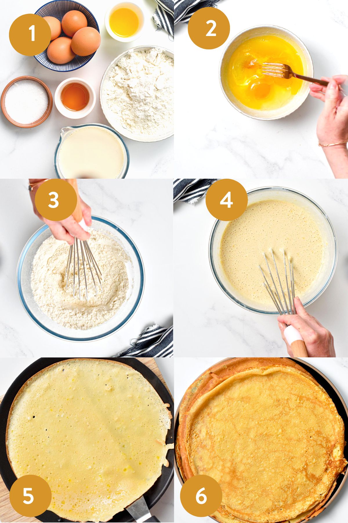 How to make Japanese Crepes