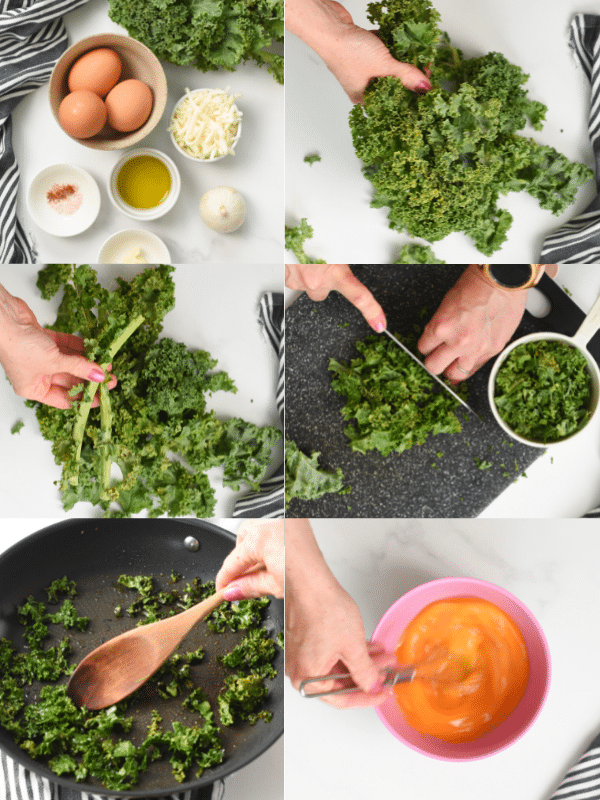 How to make Kale Omelette