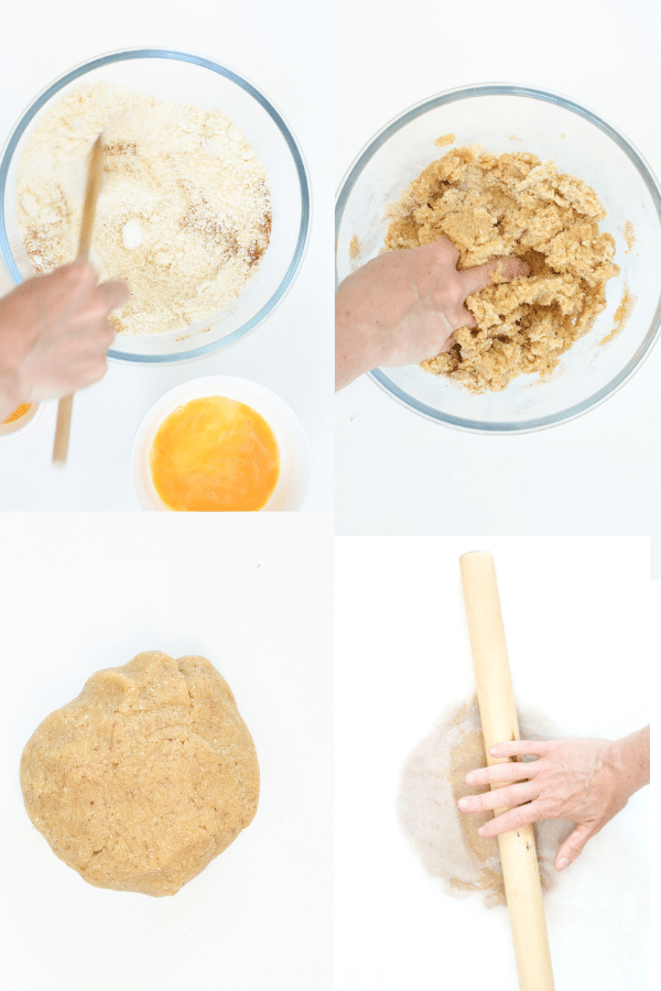 How to make Keto Graham Crackers dough