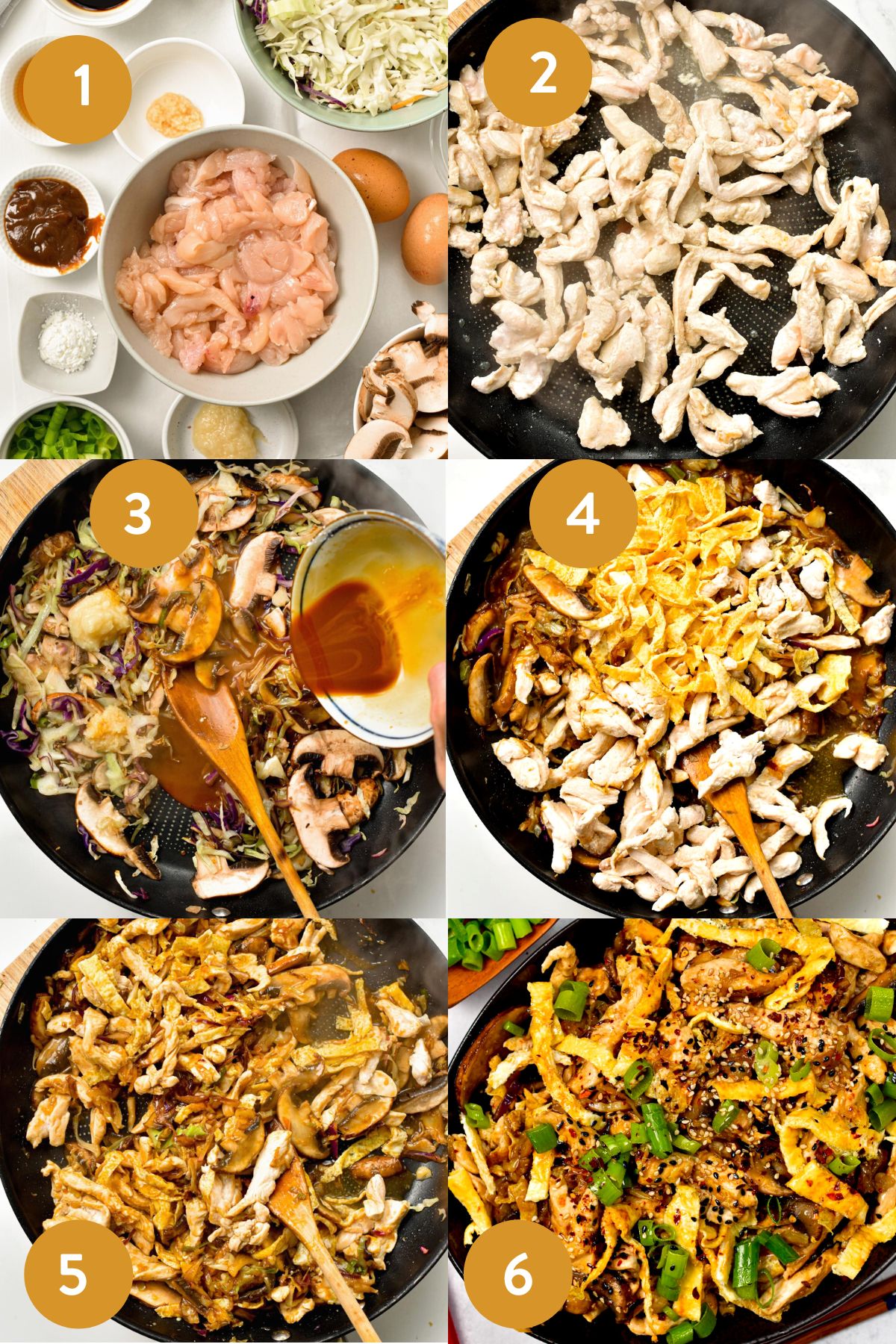 How to make Moo Shu Chicken