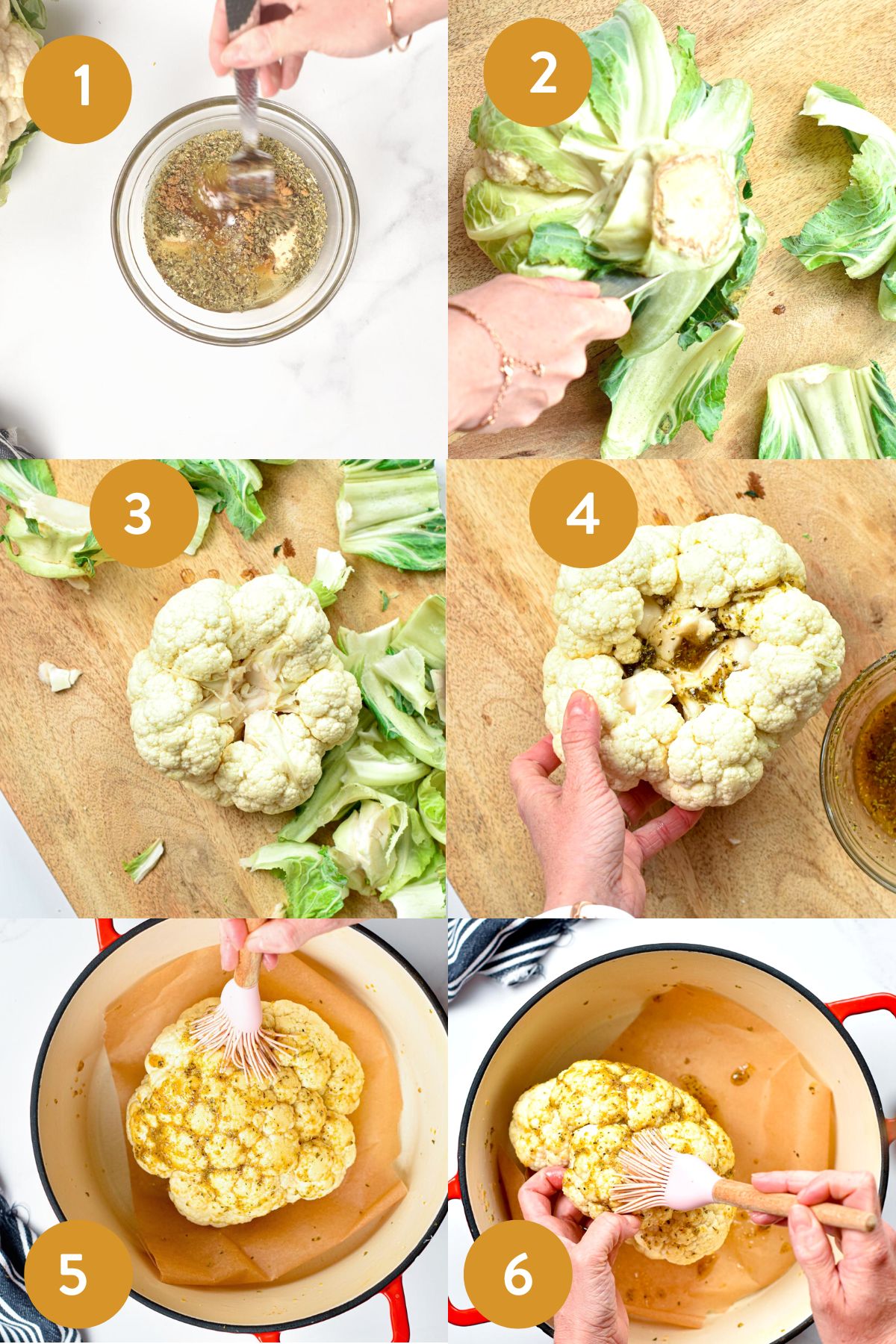 How to make Whole Roasted CauliflowerHow to make Whole Roasted Cauliflower