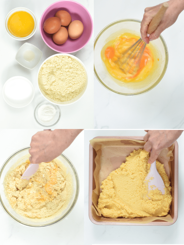 How to make almond flour cornbread