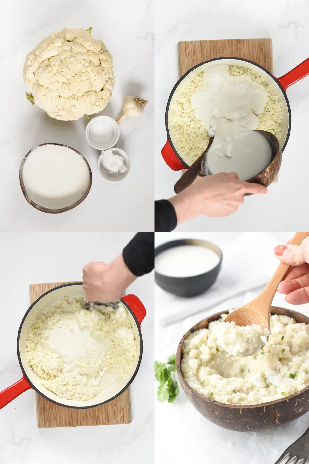 How to make coconut cauliflower rice