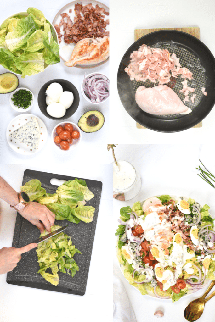 How to make keto cobb salad
