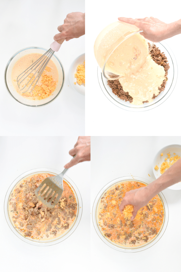 How to make keto taco pie _