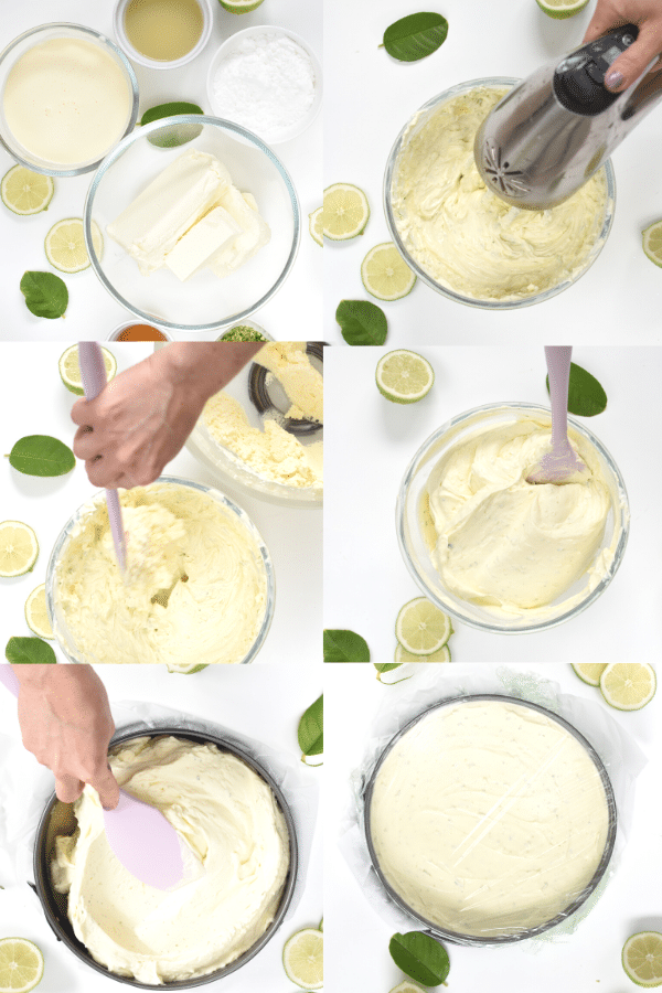 How to make no bake keto key lime cheesecake