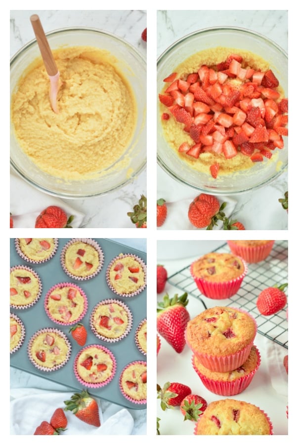 KETO STRAWBERRY MUFFINS