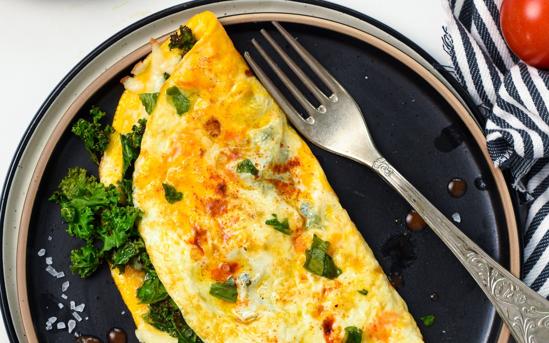 Kale Omelette