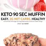KETO FLAXSEED MUFFIN for one ! #ketomuffins #keto #ketorecipes #mugcake #mugmuffins #flaxseed #muffins #lowcarb #glutenfree #ketosnacks