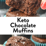 Keto Almond Flour Chocolate Muffins