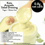 Avocado lime Salad Dressing
