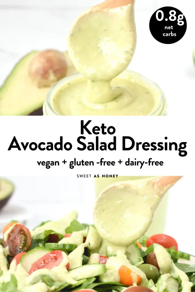 Keto Avocado Salad Dressing