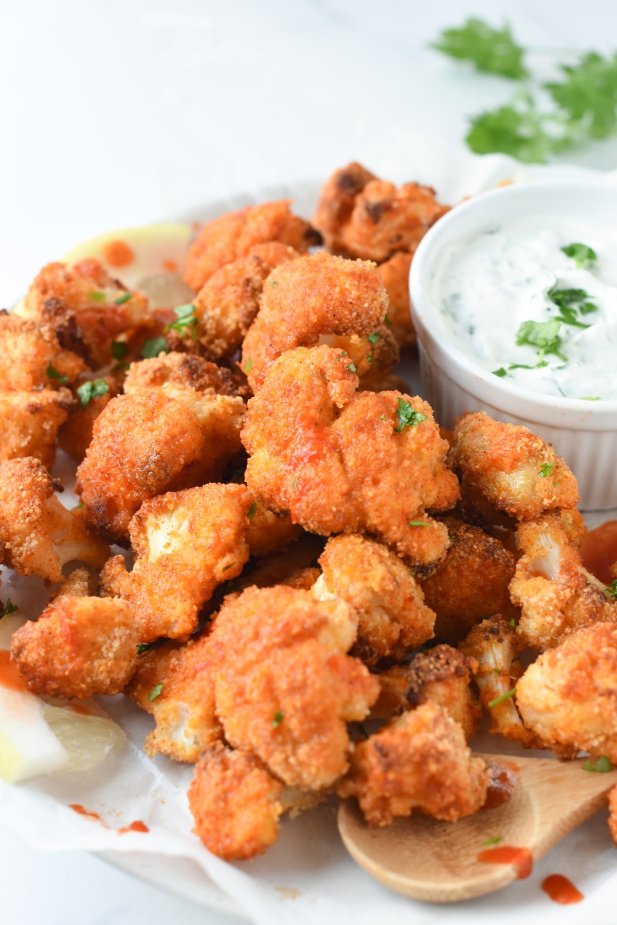 Keto Buffalo Cauliflower Bites