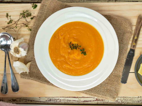 Keto Butternut Squash Soup with Ginger