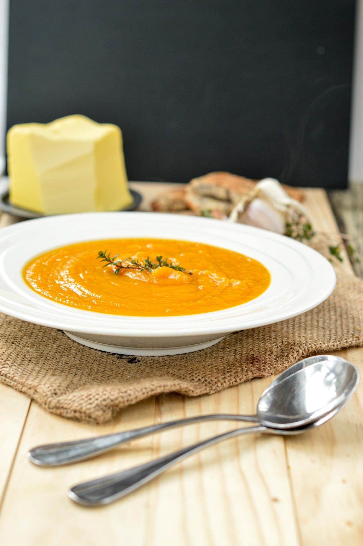 Keto Butternut Squash Soup with Ginger