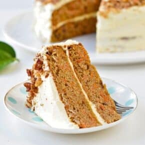 Keto Carrot Cake with Almond Flour (4.1g Net Carbs)