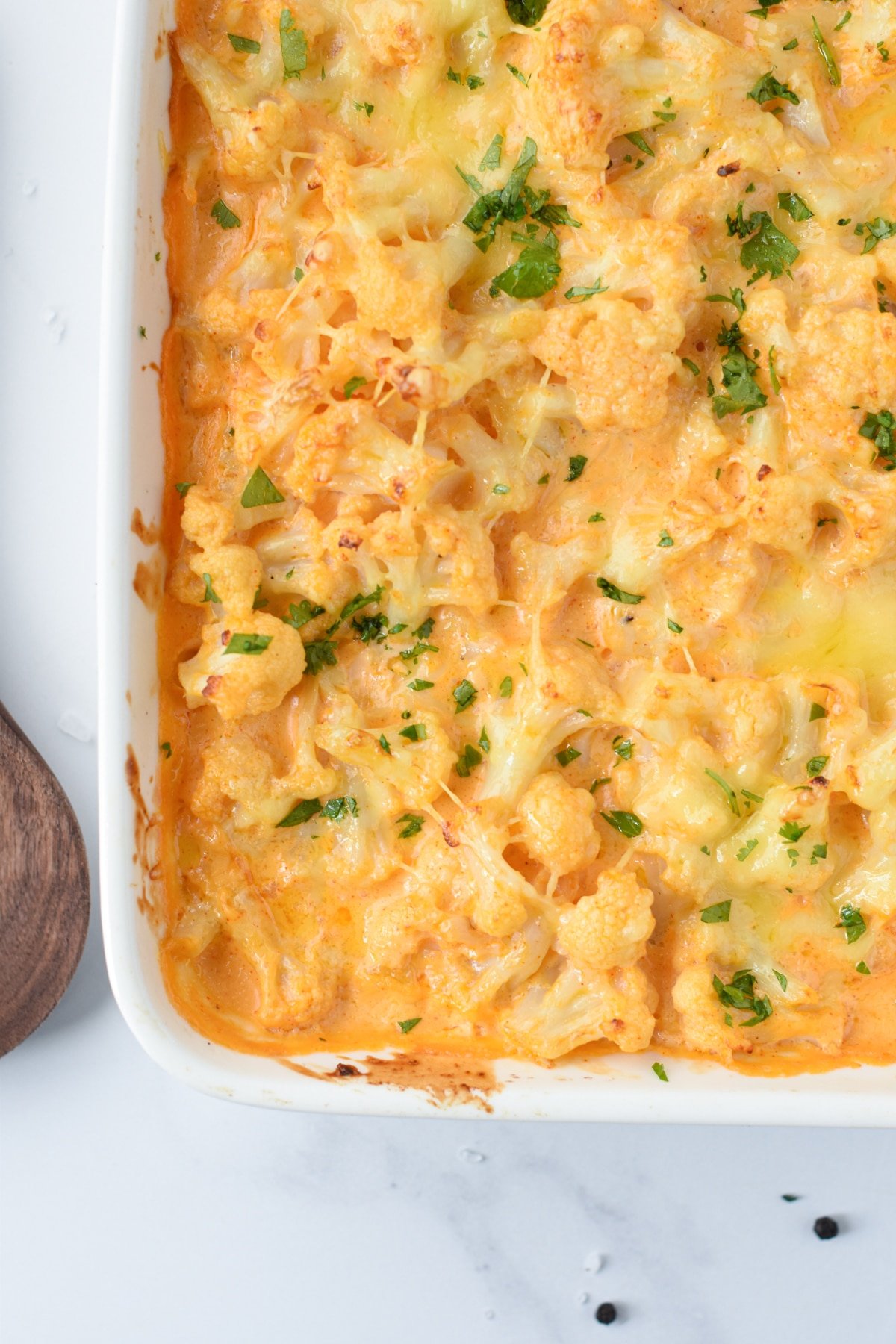 Keto Cauliflower Mac And Cheese Casserole