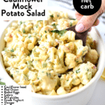 Keto Cauliflower Mock Potato Salad