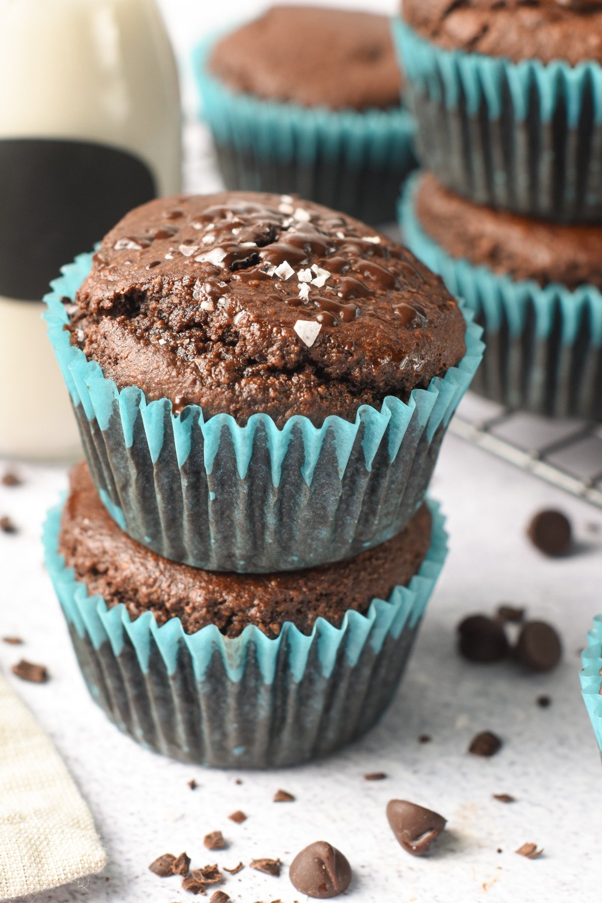 Keto Chocolate Muffins Almond Flour Chocolate Muffins Gluten free paleo