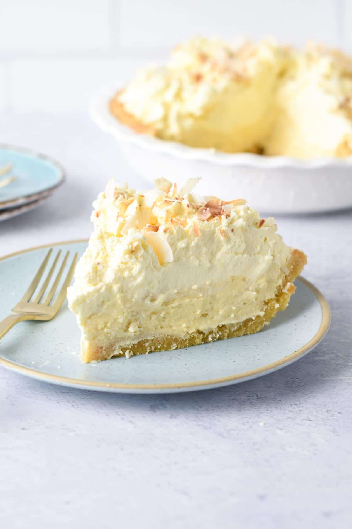 Sugar-Free Keto Coconut Cream Pie