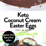 Keto Coconut cream Easter Eggs