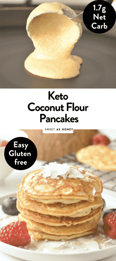 Keto Coconut flour pancakes