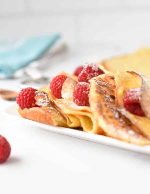 Keto Crepes (Only 1.6g Net Carbs) - Sweet As Honey