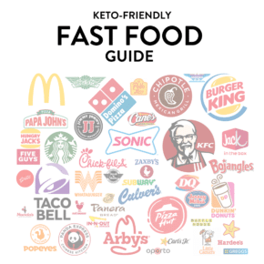 Keto Fast-Food Guide – How to turn your favorite 10+ fast food keto