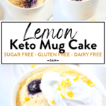 Keto Lemon Mug Cake