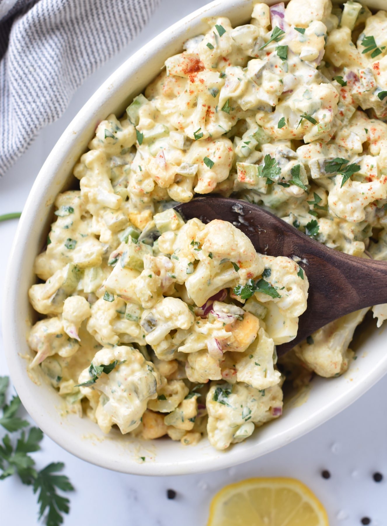 plate of cauliflower