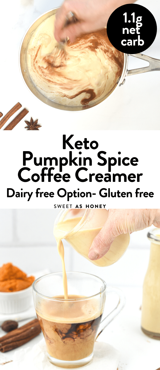 Keto Pumpkin Spice Coffee Creamer