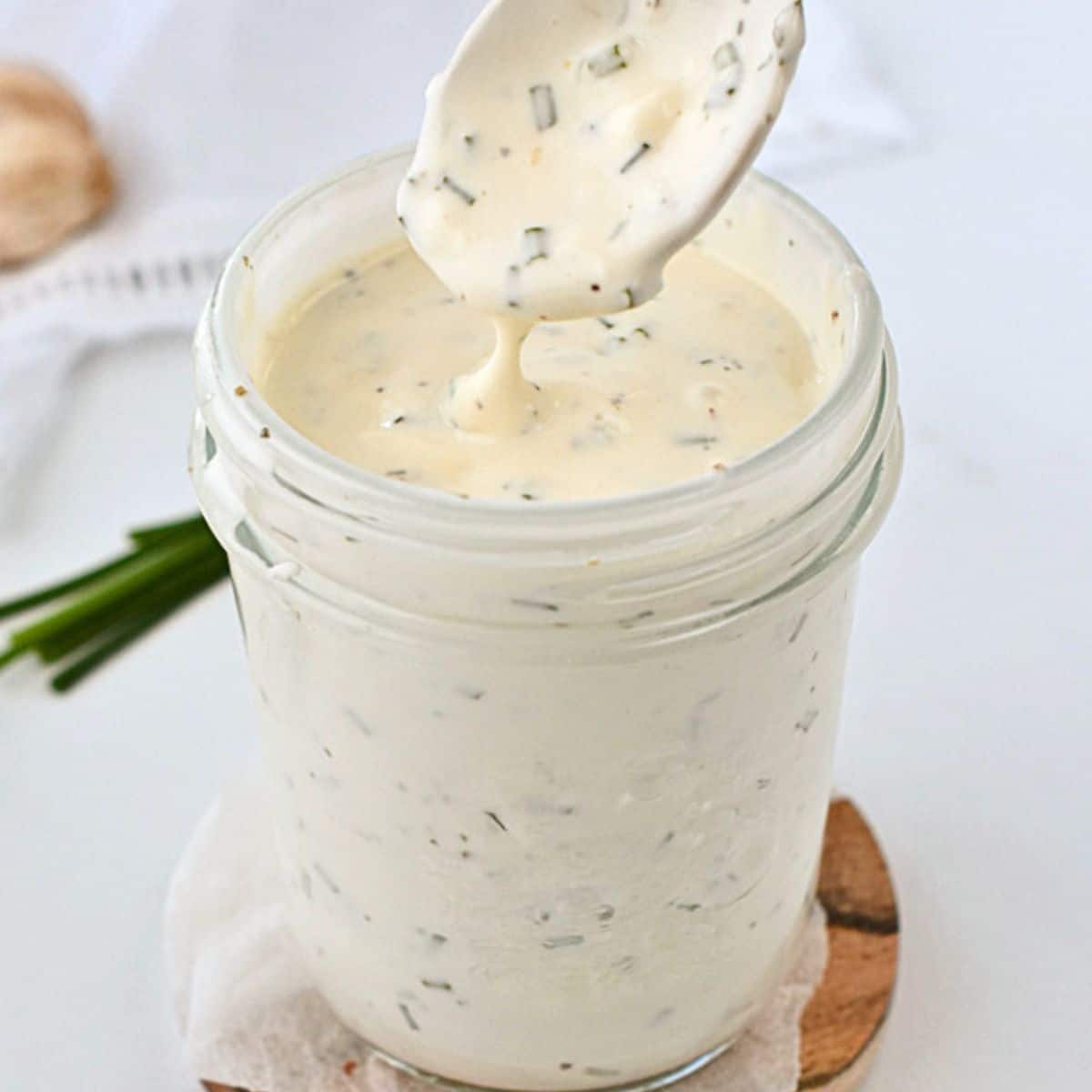 Keto Ranch Salad Dressing