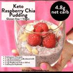 Keto Raspberry Chia Pudding