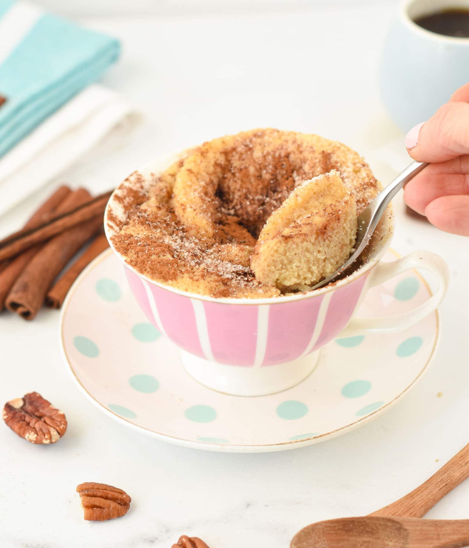 Keto Snickerdoodle Mug Cake