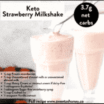 Keto Strawberry Milkshake recipe