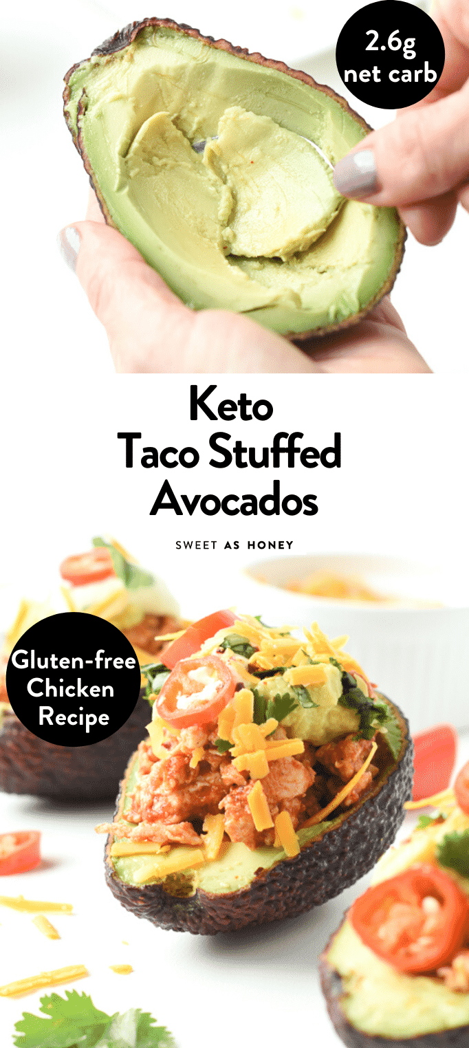 Keto Taco Stuffed Avocados