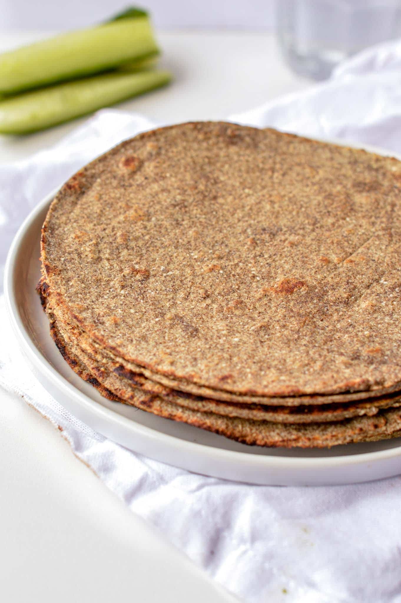 Keto Tortillas with Chia Seeds